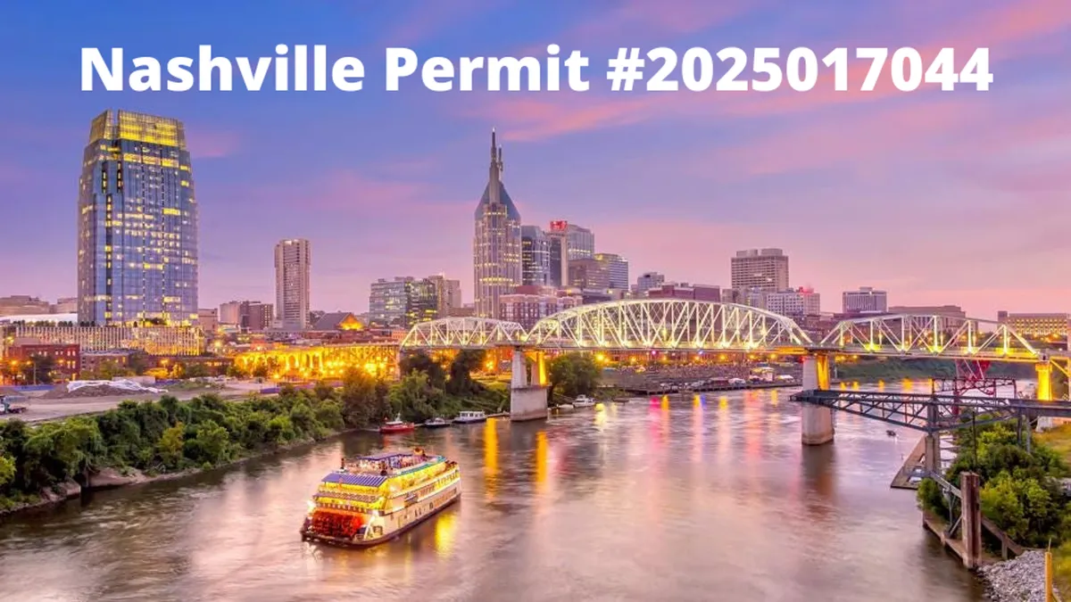 A panoramic riverfront view of the Nashville skyline at twilight, complete with iconic bridges, a riverboat, and shimmering reflections on the water. The scene is romantic and vibrant, capturing the city’s nightlife allure.